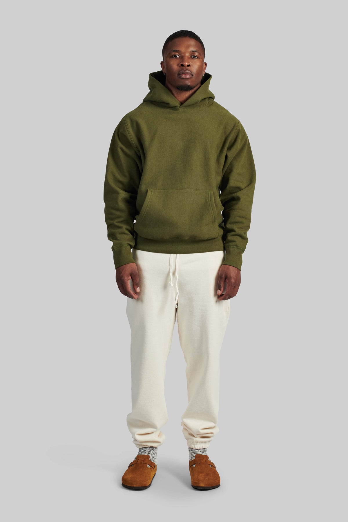 3013 RELAXED FIT FLEECE HOODED SWEATSHIRT