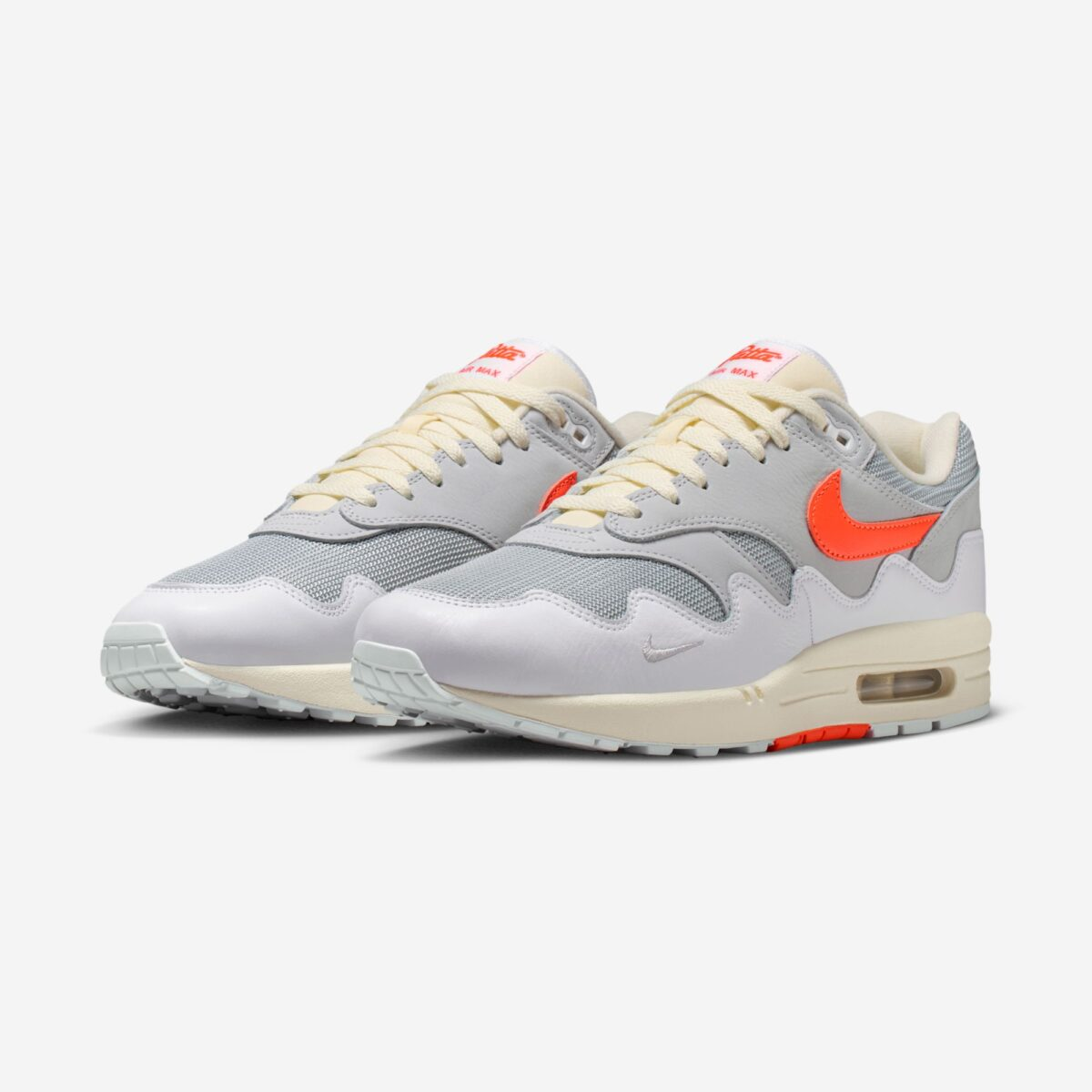 Nike x Patta Air Max 1 '87 "White Hyper Crimson" II7055-100