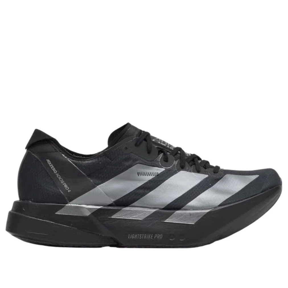 adidas Adizero Adios Pro 4 Black Iron Metallic Carbon (JR4887)