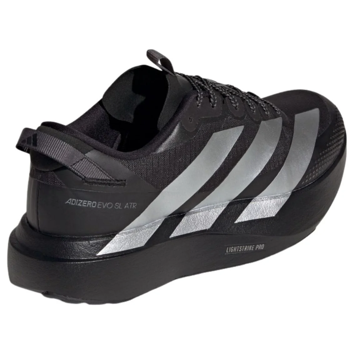 adidas Adizero Evo SL ATR Black Silver Metallic Shoes (KK2683)