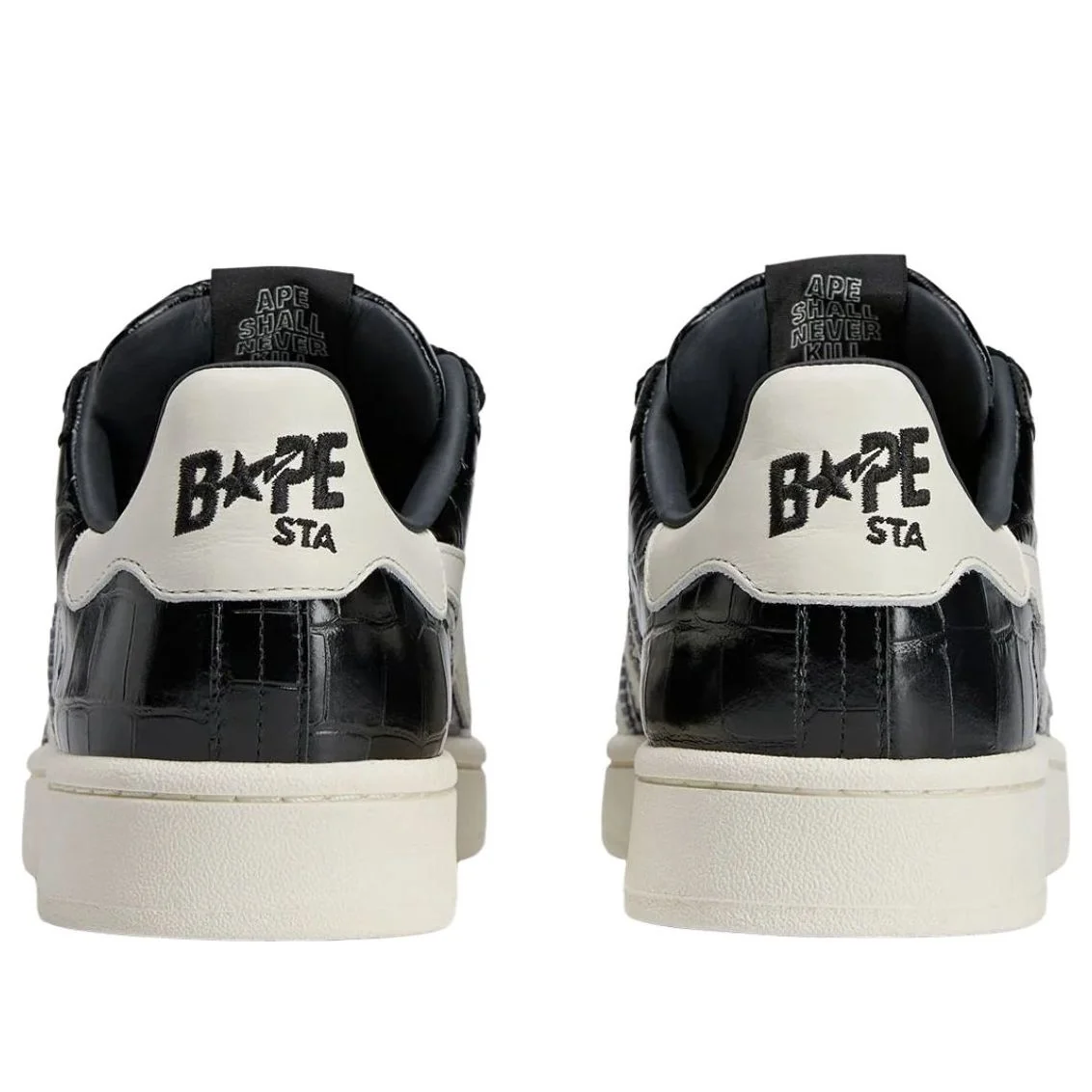 adidas x A Bathing Ape Campus 00s Black White Sneakers (KJ8851)