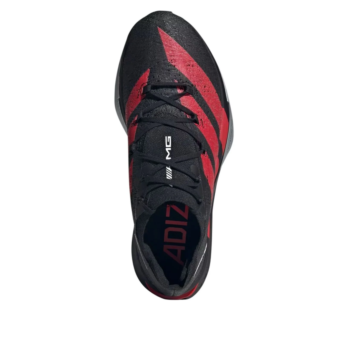 adidas x AMG Adizero Prime X3 Strung Core Black Lucid Red Shoes (KJ6946)