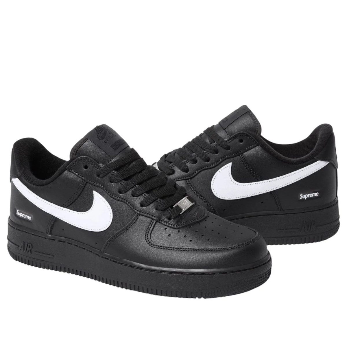 Nike x Supreme Air Force 1 Low “Black White” (CU9225-002)