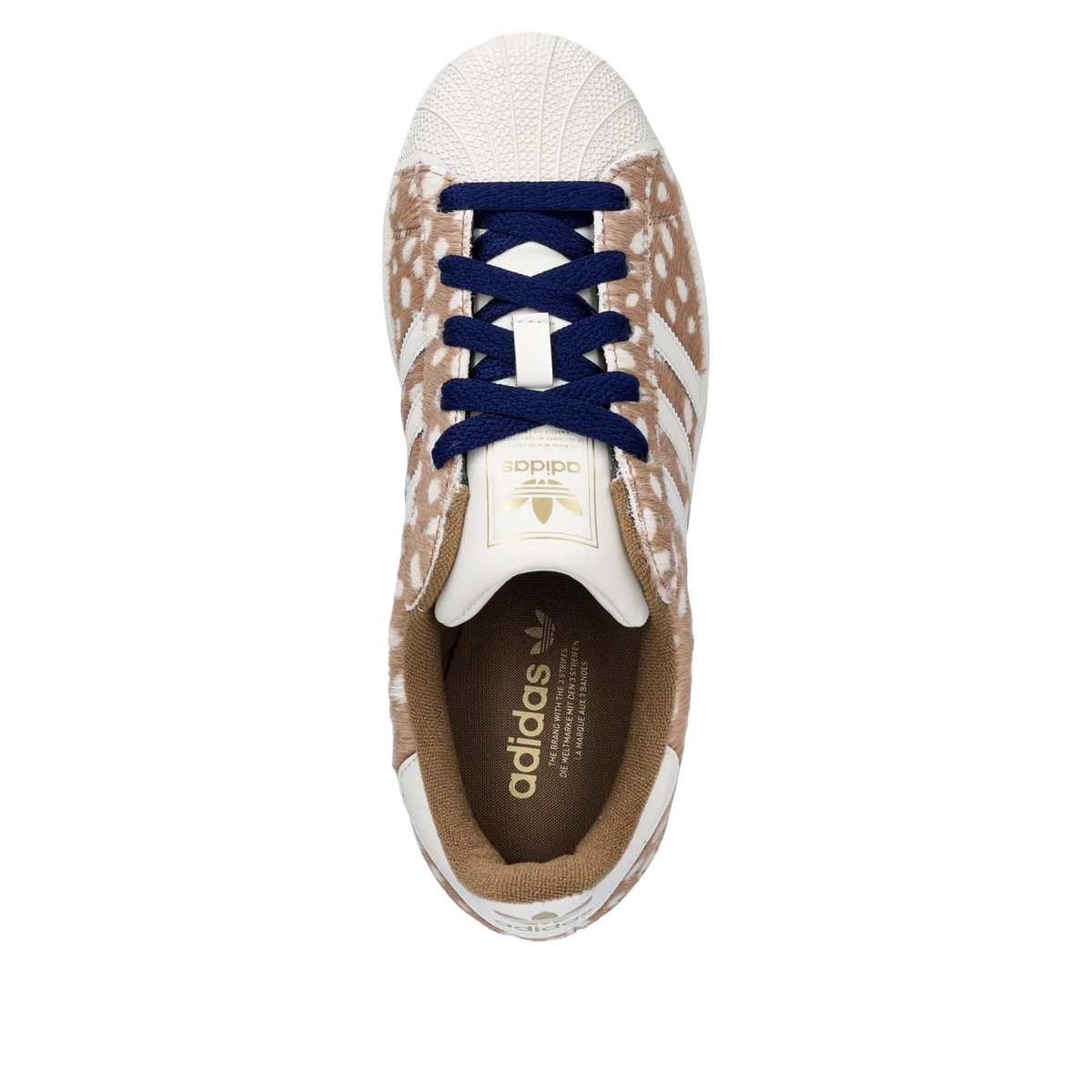 adidas Superstar II Brown Desert Dark Blue Sneakers (KJ4642)