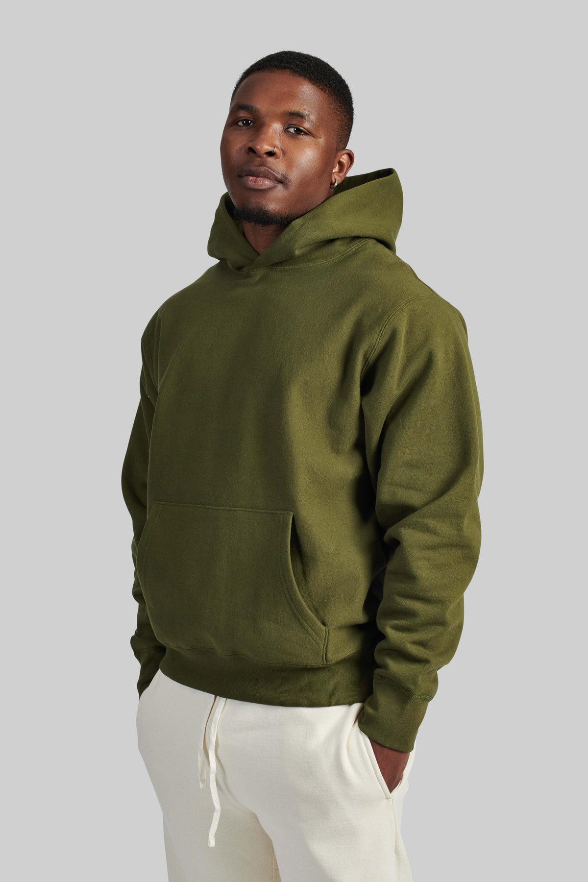 3013 RELAXED FIT FLEECE HOODED SWEATSHIRT