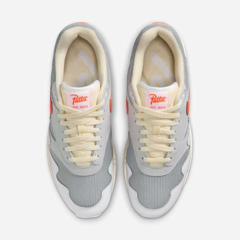Nike x Patta Air Max 1 '87 "White Hyper Crimson" II7055-100