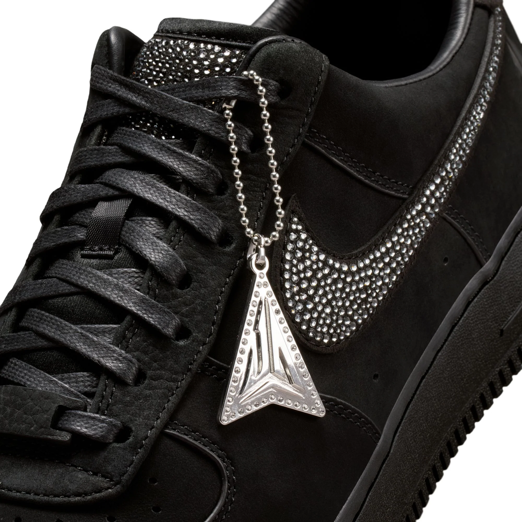Nike x Ja Morant x Swarovski Air Force 1 Low “Black Metallic” (IQ9772-001)