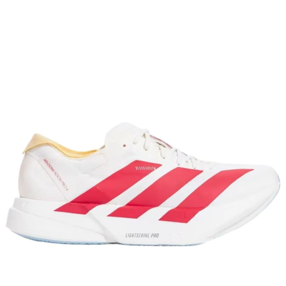 adidas Adizero Adios Pro 4 Off White Lucid Red (JR4542)