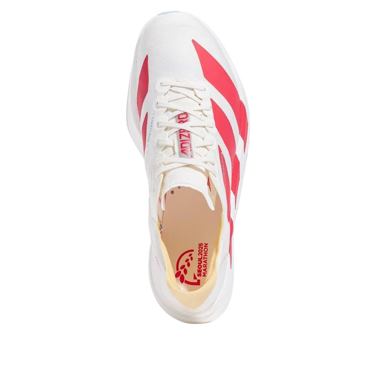adidas Adizero Adios Pro 4 Off White Lucid Red (JR4542)