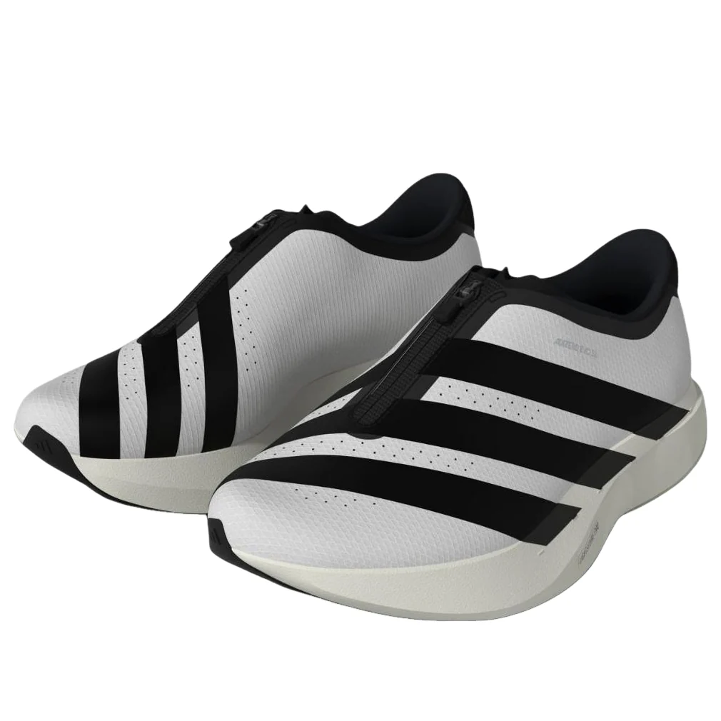 adidas Adizero Evo SL Zip White Black Shoes (KH9623)