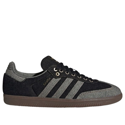 adidas Samba Black Denim Sneakers (KJ8858)