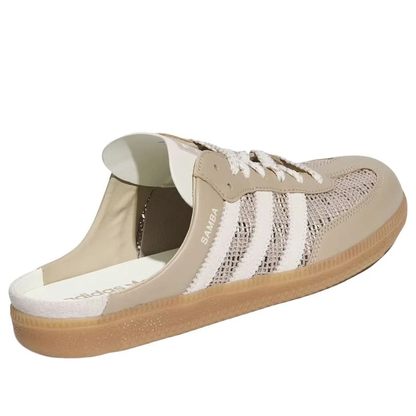 adidas Samba OG Mules Women's Khaki Off White (HP5051)