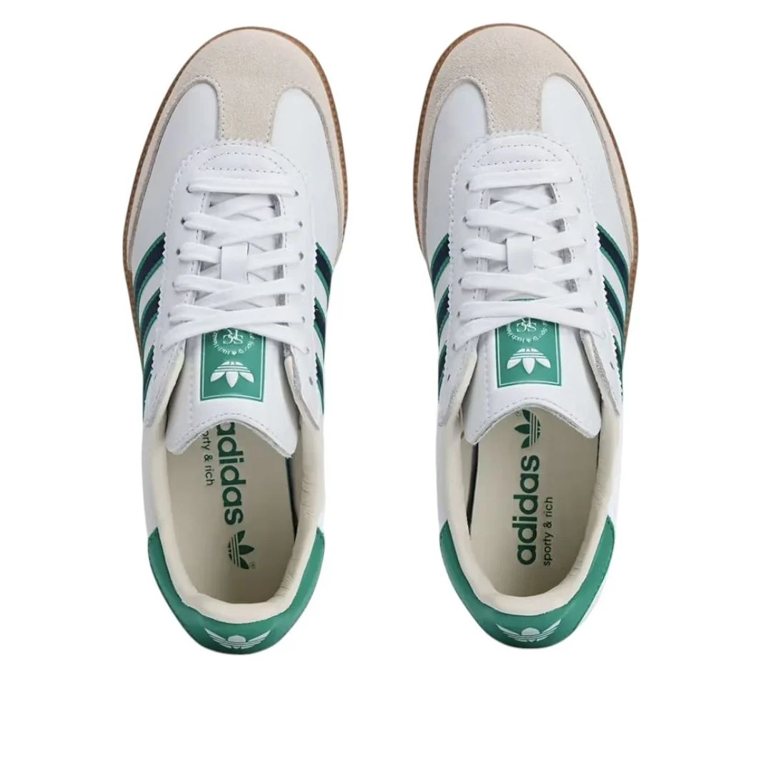 adidas x Sporty & Rich Samba White Green (JQ1353)