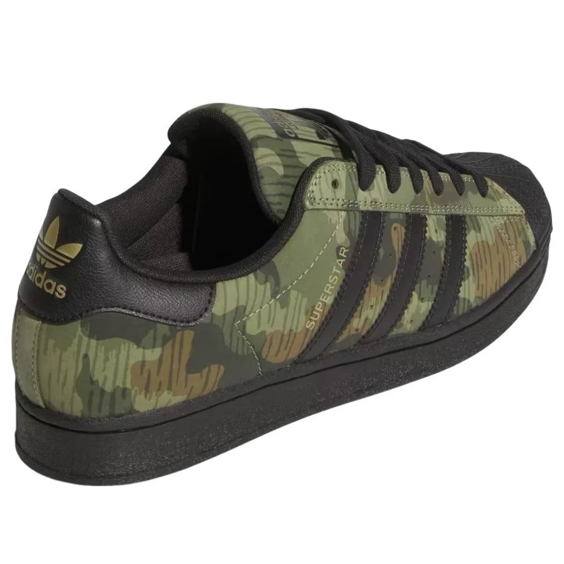 adidas Superstar ADV Camo Black Sneakers (KI5141)