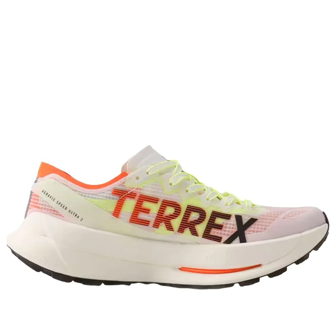 adidas Terrex Agravic Speed Ultra 2 White Black Semi Impact Orange (JS3534)