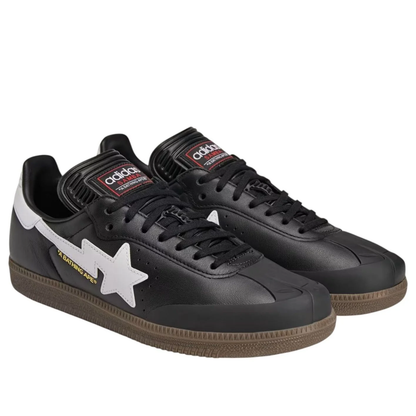 adidas x BAPE Samba Core Black Sneakers (JR9246)