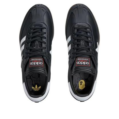 adidas x BAPE Samba Core Black Sneakers (JR9246)