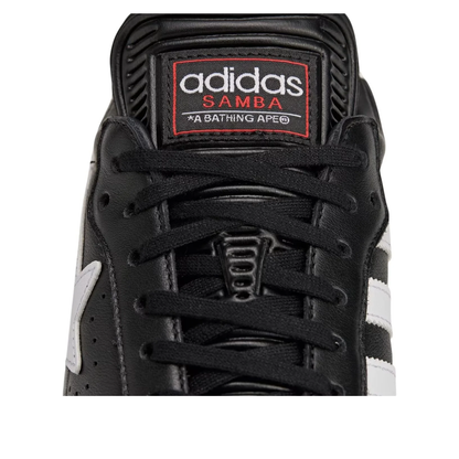 adidas x BAPE Samba Core Black Sneakers (JR9246)
