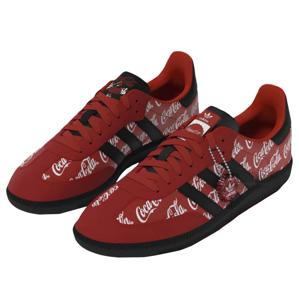 adidas x Coca-Cola Samba Red Sneakers (KH6893)