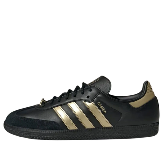 adidas x Dry Clean Only Samba OG Black Gold Sneakers (KI5854)