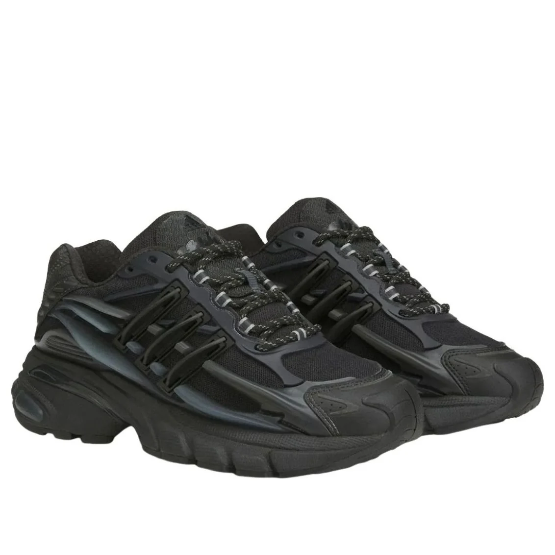 adidas x Pharrell Adistar Jellyfish Triple Black Sneakers (KJ3841)