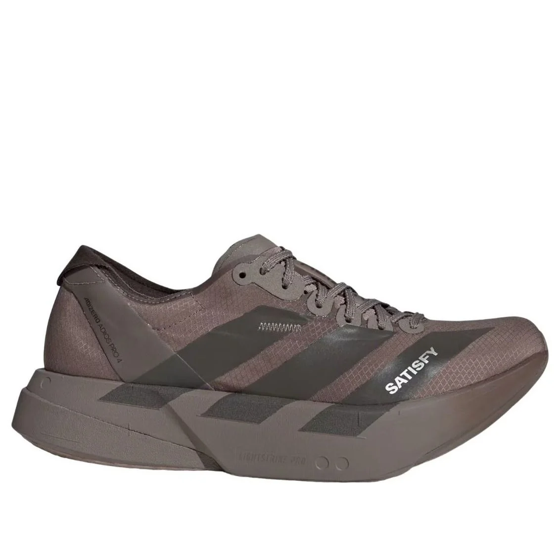 adidas x Satisfy Adizero Adios Pro 4 Brown Aurora Coffee (KH8442)