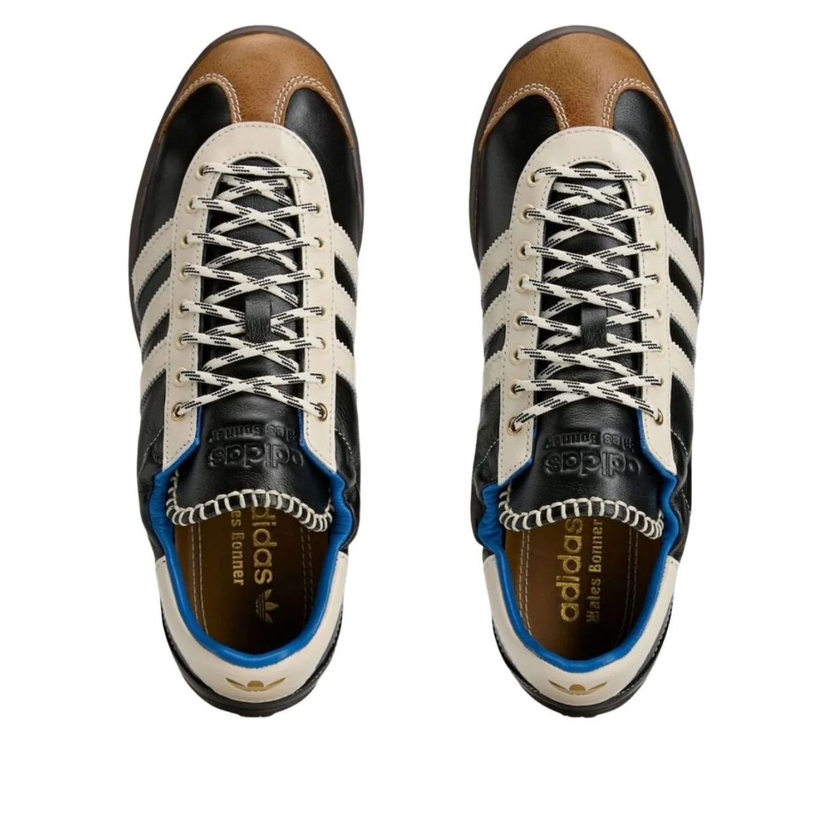 adidas x Wales Bonner Karintha Black Lush Blue Sneakers (KI8476)