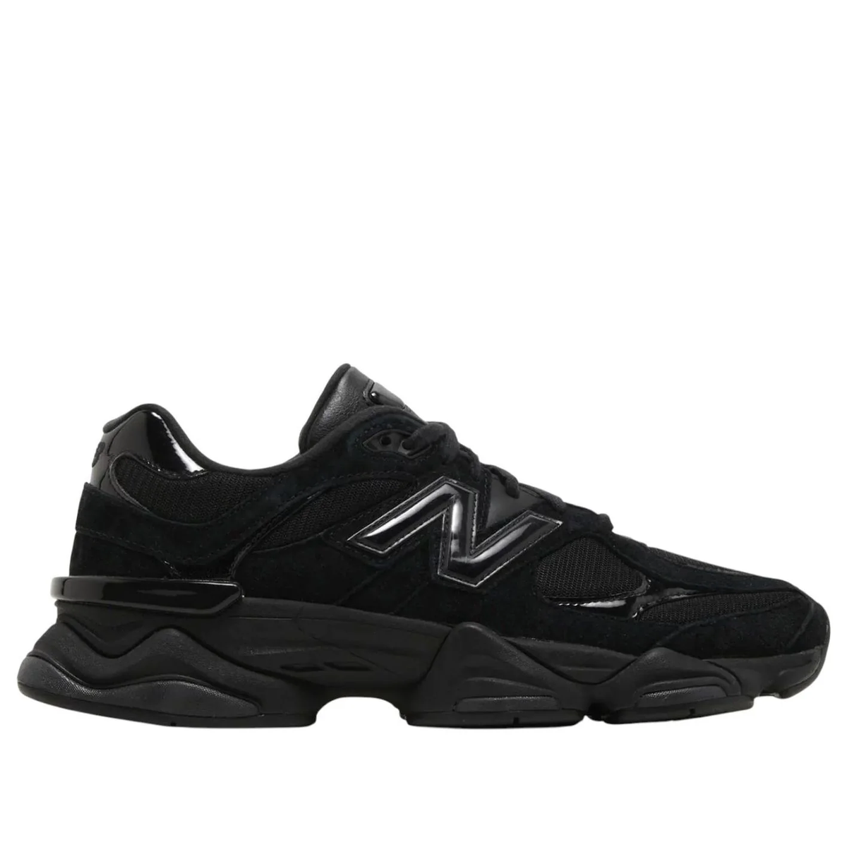 New Balance 9060 "Triple Black Patent" (U9060ZBO)