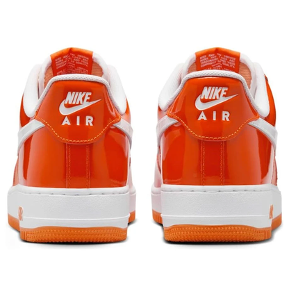 Nike Air Force 1 ’07 LV8 “Orange White Patent” (HV9405-800)