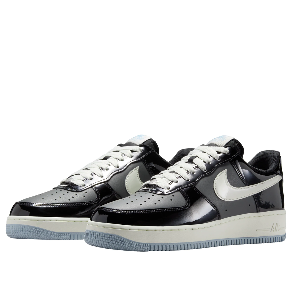 Nike Air Force 1 Low “Black Iron Grey Patent” (IB7676-001)
