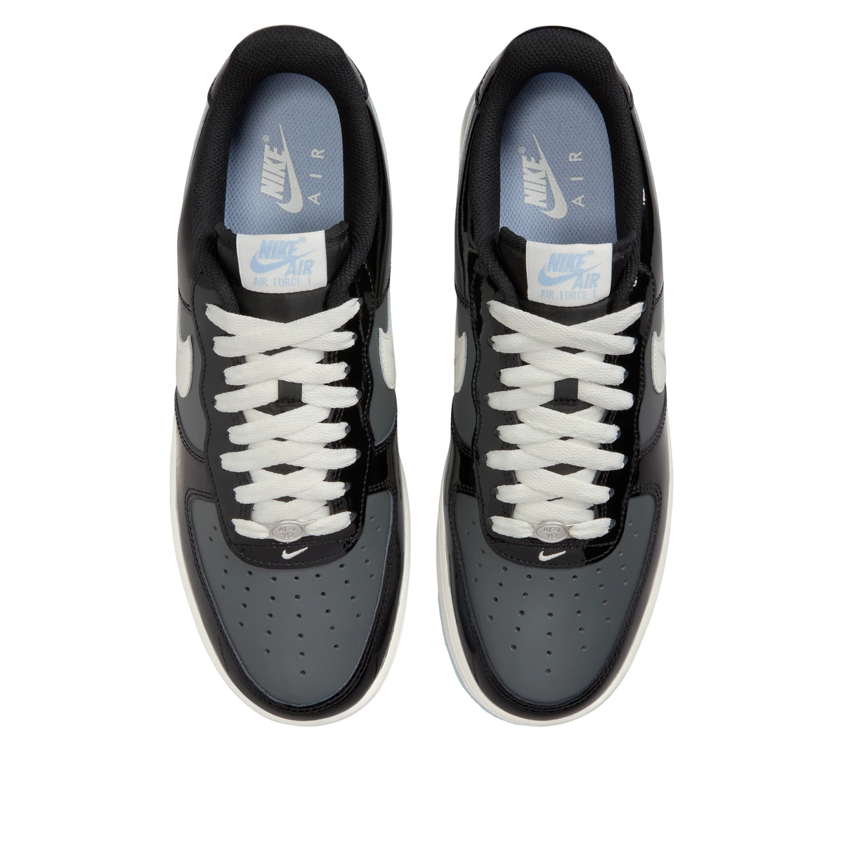 Nike Air Force 1 Low “Black Iron Grey Patent” (IB7676-001)