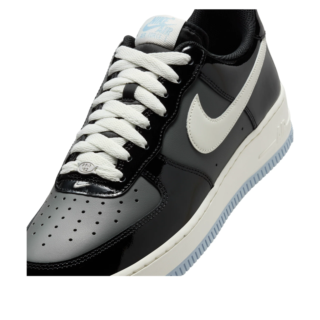 Nike Air Force 1 Low “Black Iron Grey Patent” (IB7676-001)