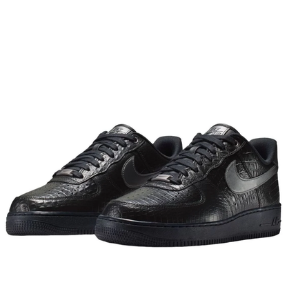 Nike Air Force 1 Low "Triple Black Croc" IV6306-010