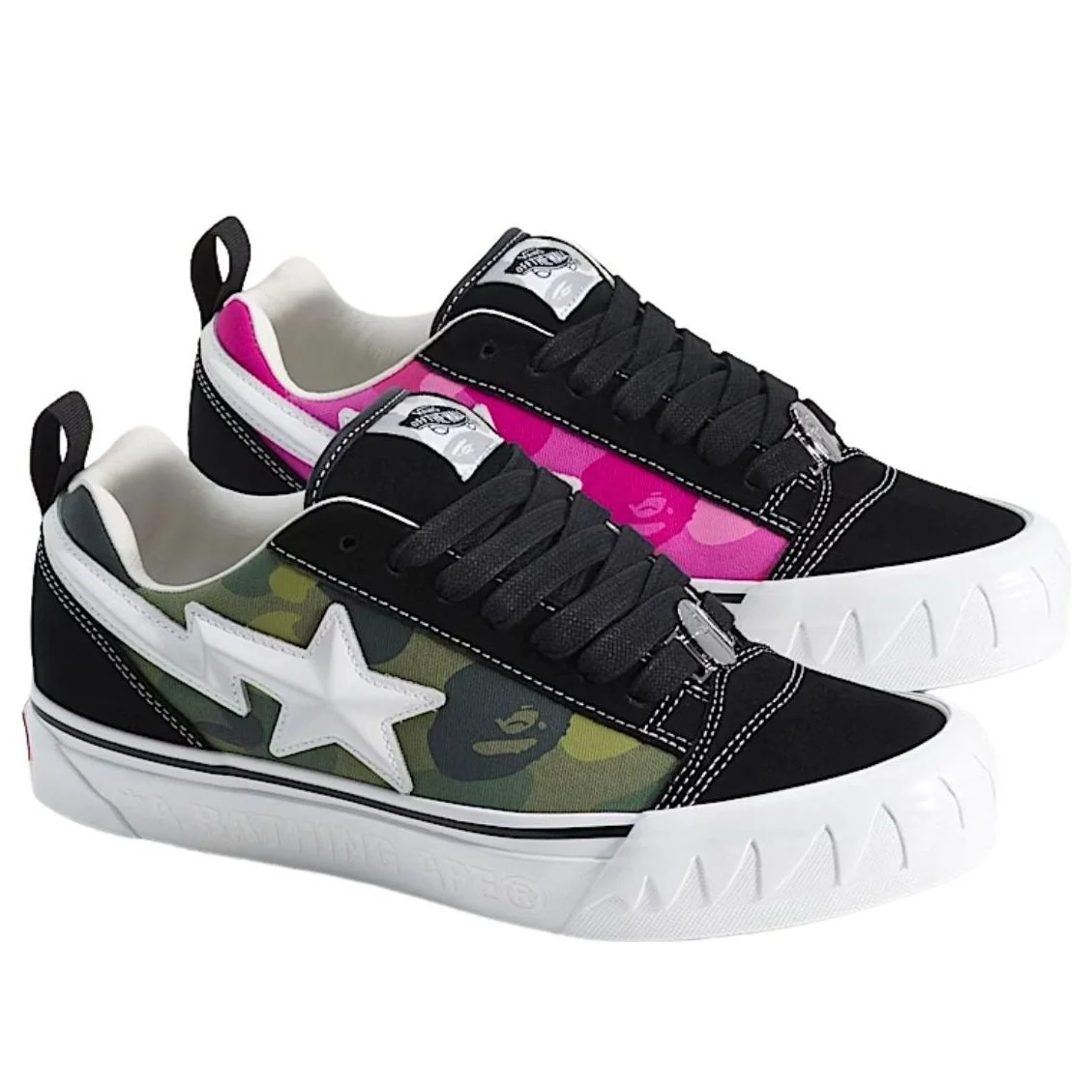 Vans x BAPE Premium Knu Skool "Camo Green" (VN000Z39W09)