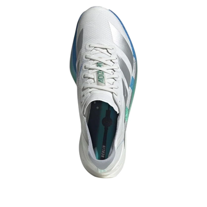 adidas Adizero Adios Pro 4 Crystal White Matte Silver Glory Green (JR6354)