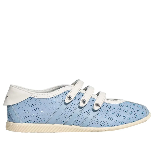(WMNS) adidas Anfu Mary Jane "Wonder Blue Cream White" LA1348