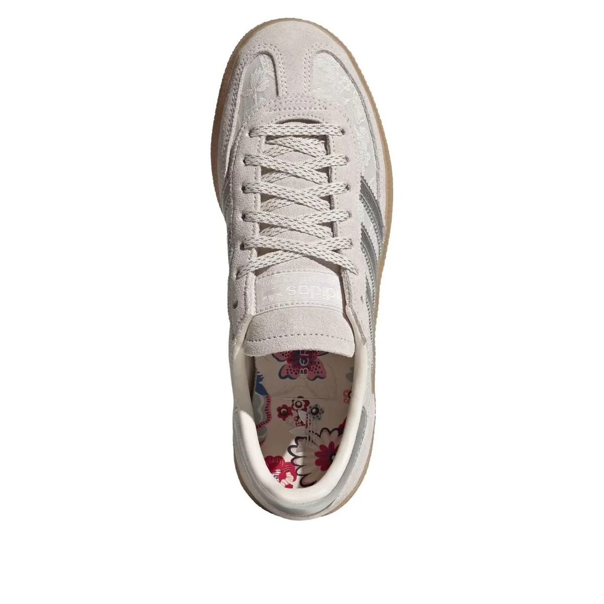 (WMNS) adidas Handball Spezial Chalk Pearl Silver Metallic Sneakers (KK0434)