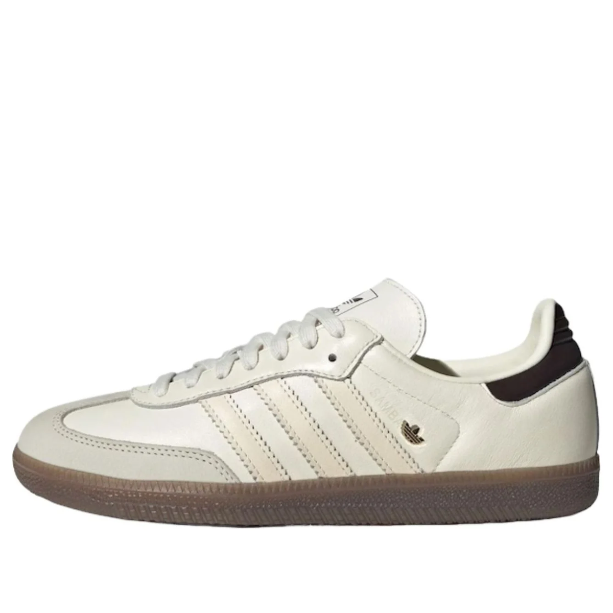 adidas Samba Women's Beige Black Gum (IH6628)