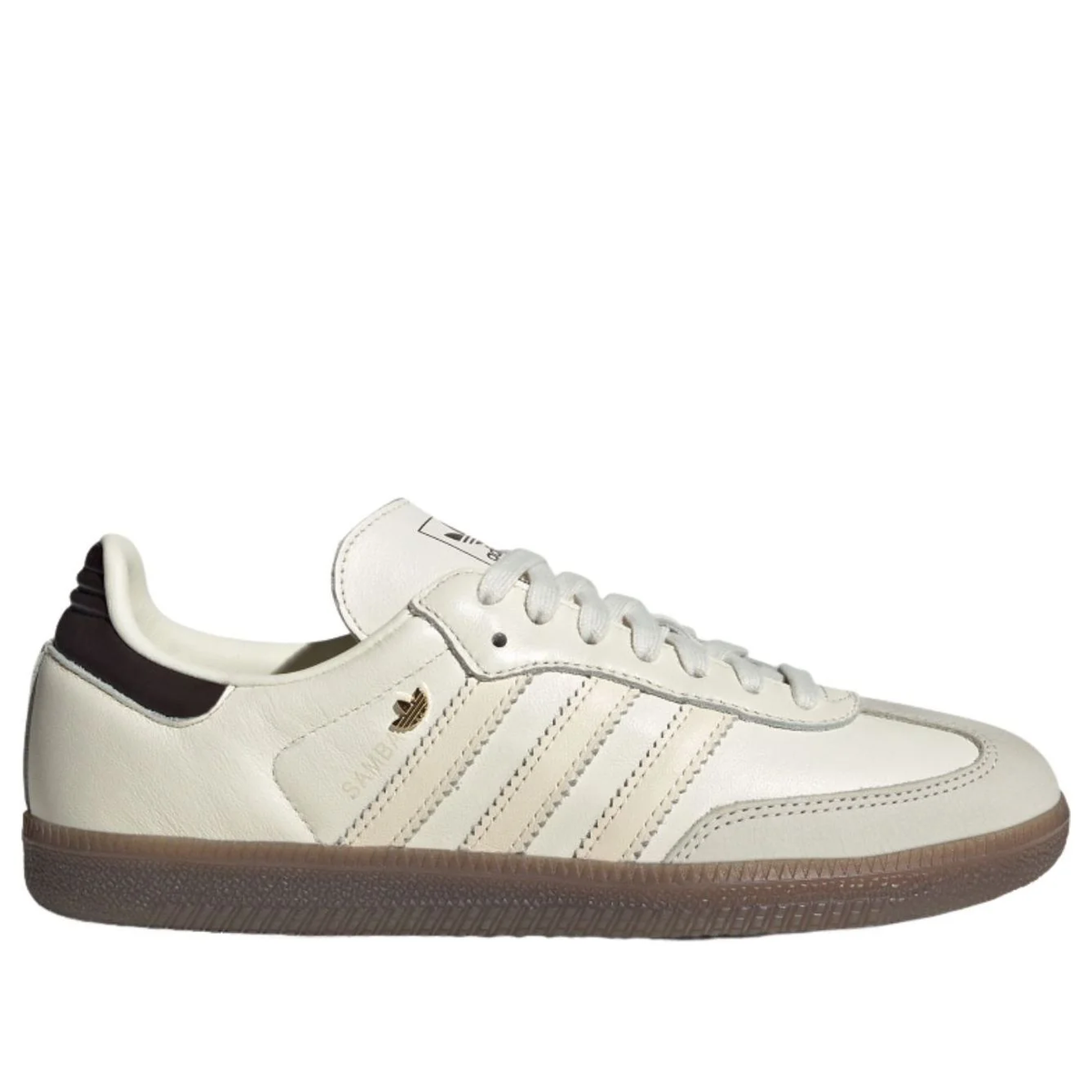 adidas Samba Women's Beige Black Gum (IH6628)