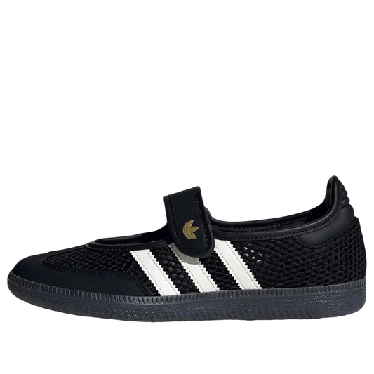 (WMNS) adidas Samba Jane "Core Black Off White Gold Metallic" LA6830