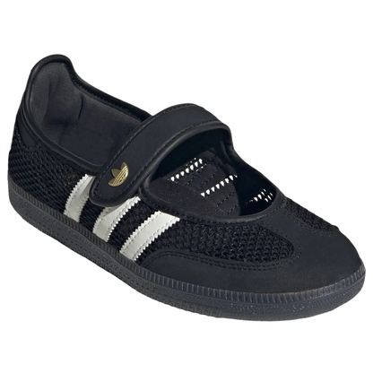 (WMNS) adidas Samba Jane "Core Black Off White Gold Metallic" LA6830
