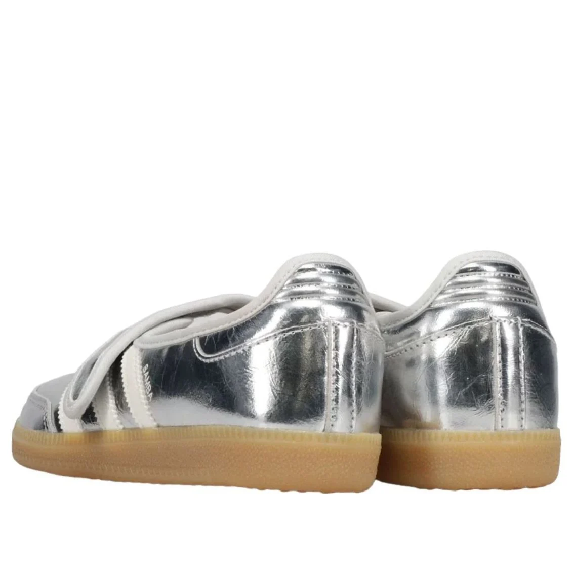adidas Samba Jane Women's Shoes Silver Metallic Off White (KK2502)