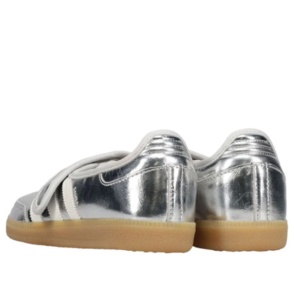 adidas Samba Jane Women's Shoes Silver Metallic Off White (KK2502)