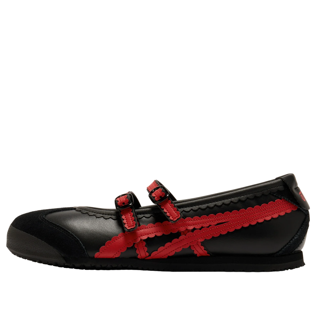 (WMNS) Onitsuka Tiger Mexico 66 TGRS "Black Classic Red" (1182A678-002)