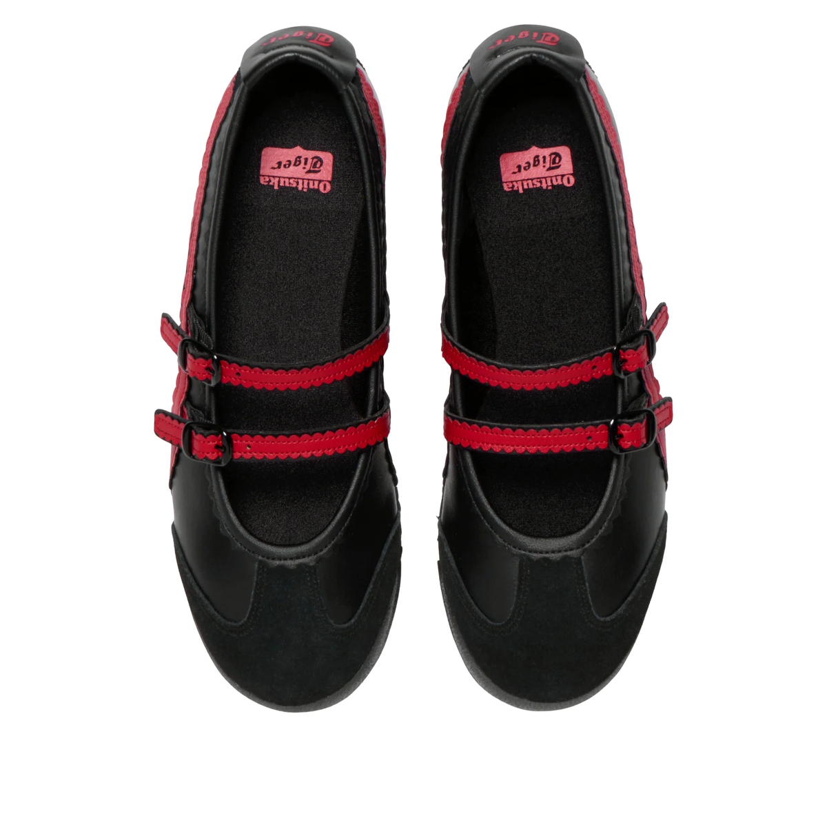 (WMNS) Onitsuka Tiger Mexico 66 TGRS "Black Classic Red" (1182A678-002)