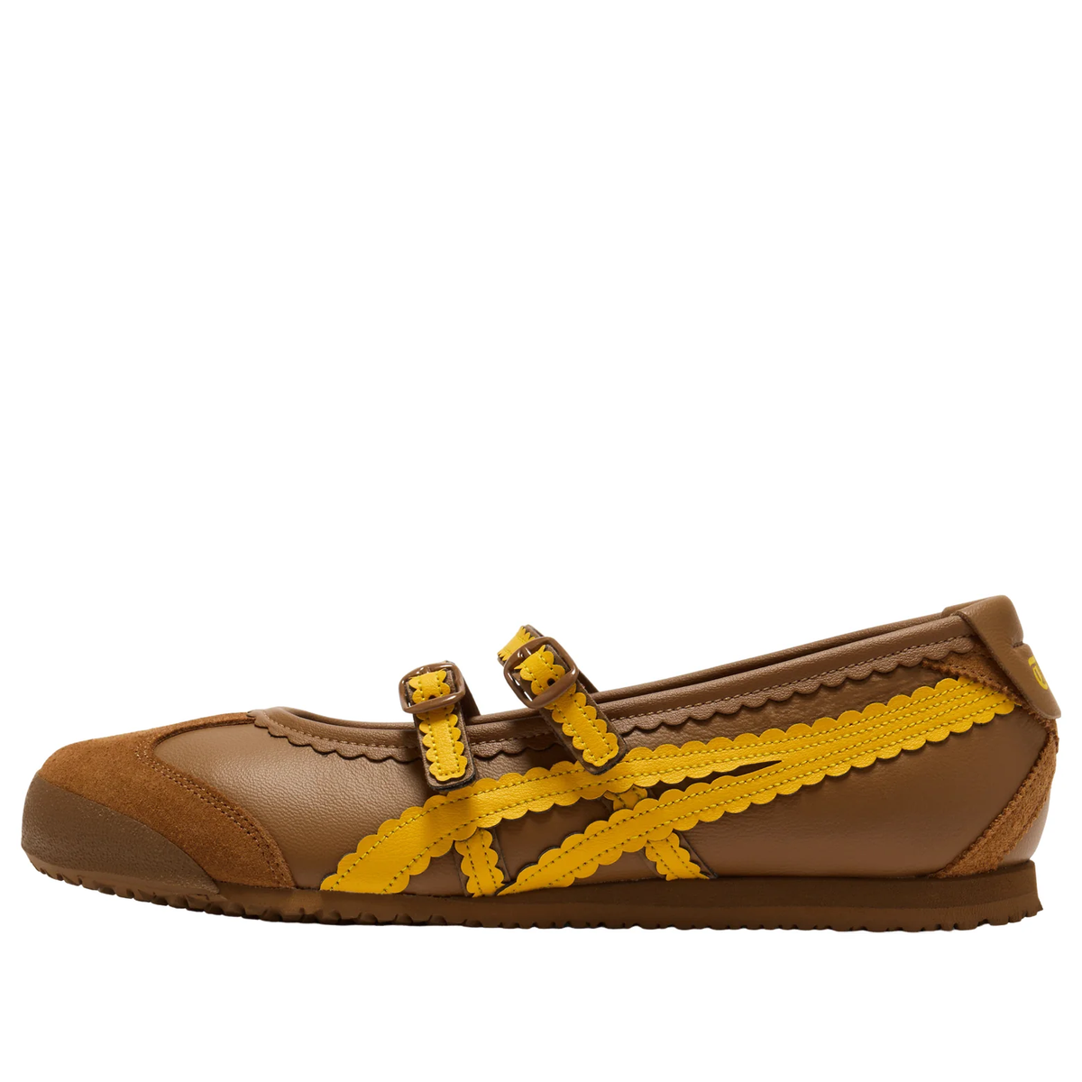 (WMNS) Onitsuka Tiger Mexico 66 TGRS "Brown Sunflower Yellow" (1182A678-201)