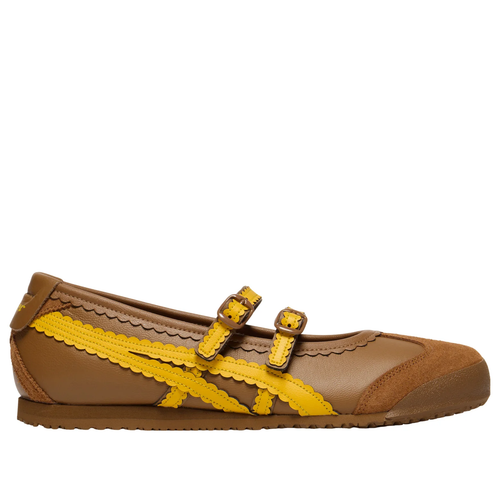 (WMNS) Onitsuka Tiger Mexico 66 TGRS "Brown Sunflower Yellow" (1182A678-201)