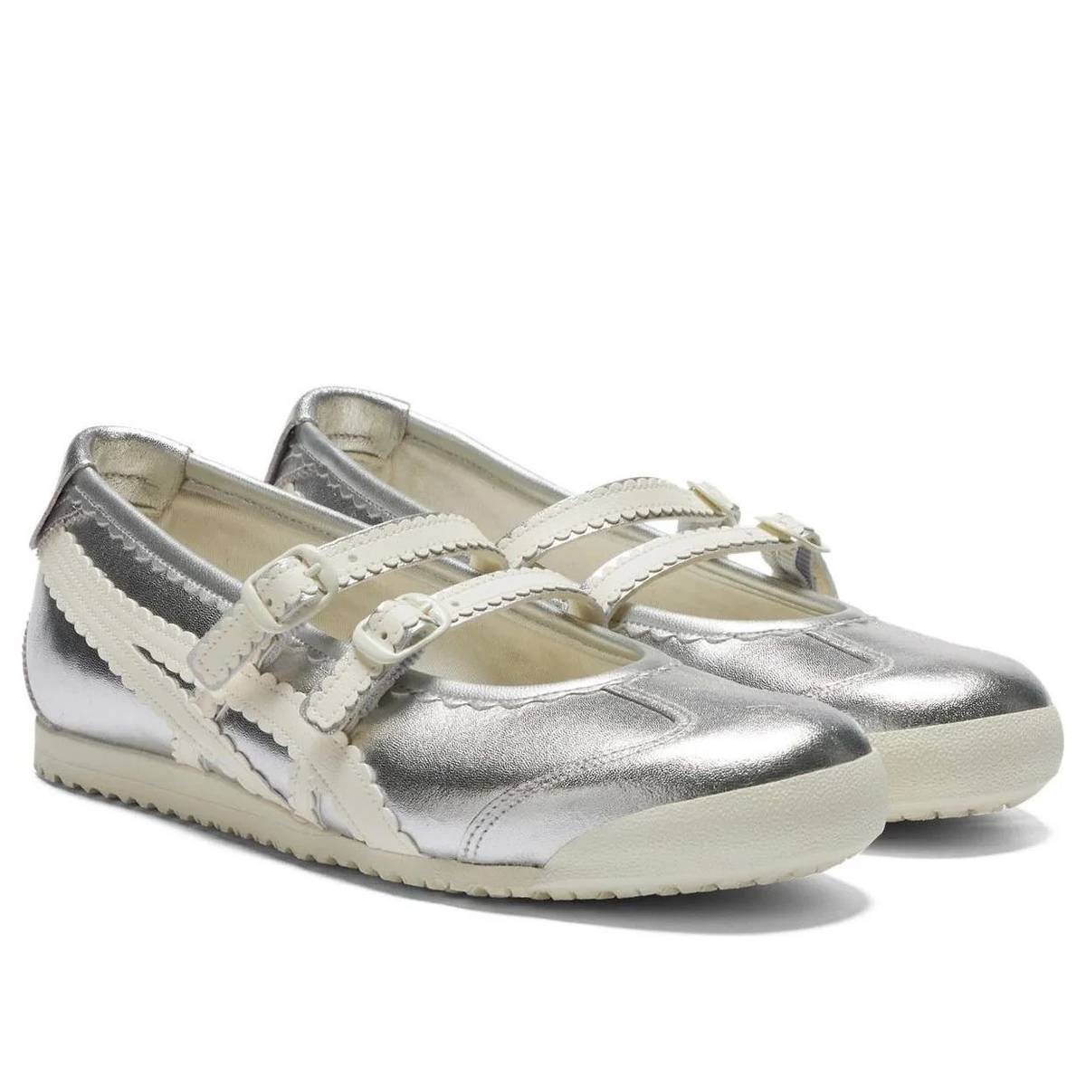 (WMNS) Onitsuka Tiger Mexico 66 Tigress "Silver Cream" (1182A660-020)