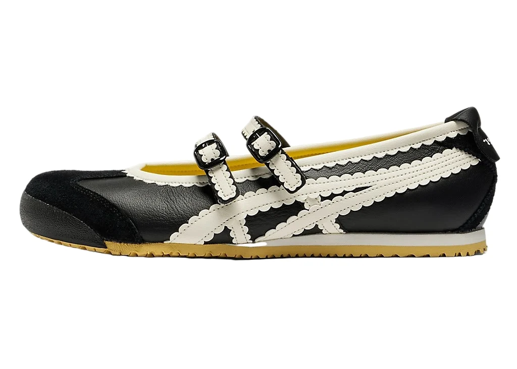 (WMNS) Onitsuka Tiger Mexico 66 Tigress "Black Cream" (1182A678-001)