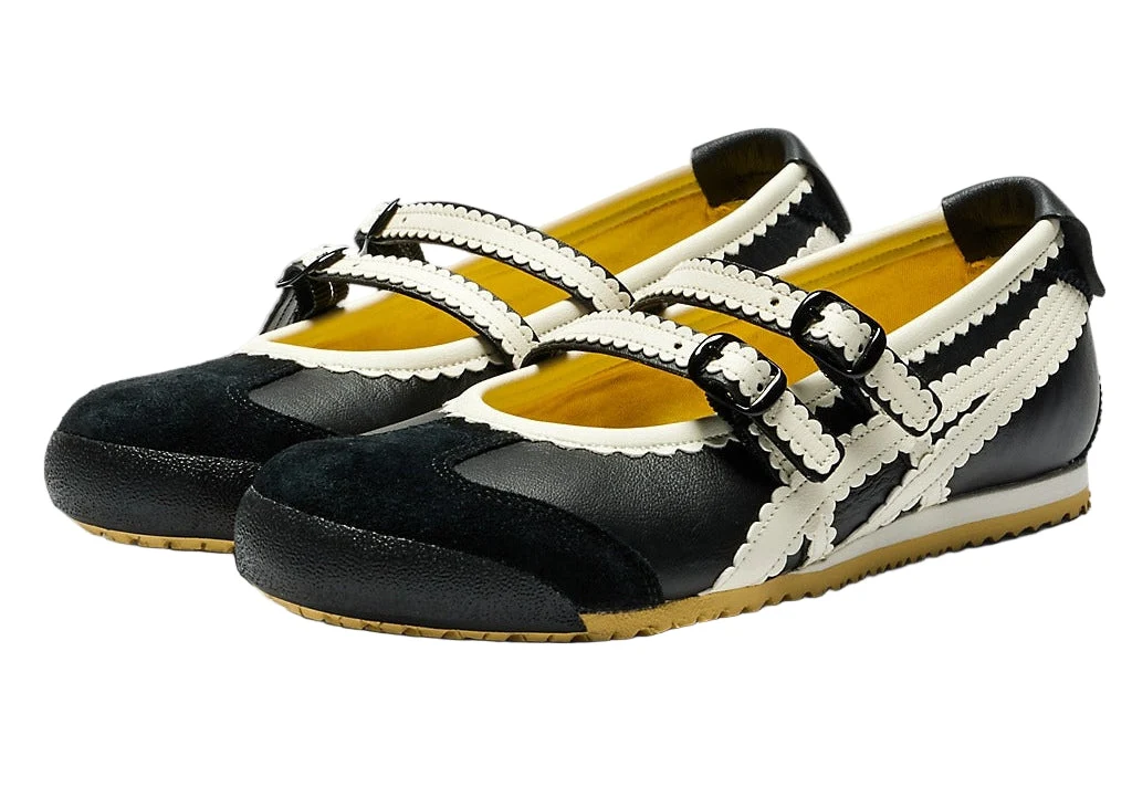 (WMNS) Onitsuka Tiger Mexico 66 Tigress "Black Cream" (1182A678-001)